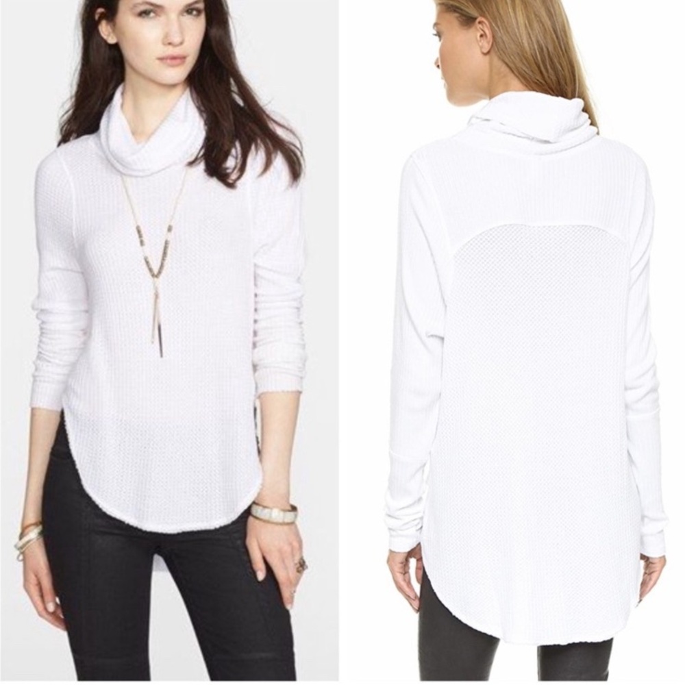 Free People Drippy Waffle Knit Kristina Thermal
